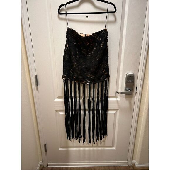 Elliatt Addison Black Top & Skirt Set size S Birthday Vacation Beach 👗NWT$400 - Picture 4 of 9